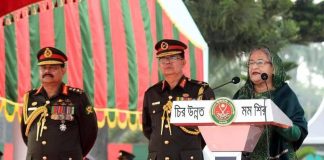 সেনাবাহিনীকে আন্তর্জাতিক মানসম্পন্ন করতে চাই: প্রধানমন্ত্রী