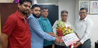 বিআরটিএ’র নবনিযুক্ত চেয়ারম্যানকে বাংলাদেশ সড়ক পরিবহন শ্রমিকলীগের শুভেচ্ছা