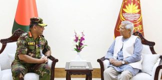প্রধান উপদেষ্টার সঙ্গে সেনাপ্রধানের সাক্ষাৎ