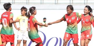 ভুটানকে ৭-১ গোলে উড়িয়ে দিয়ে ফাইনালে বাংলাদেশ