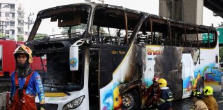 থাইল্যান্ডে বাসে আগুন, ২২ শিক্ষার্থীর মৃত্যুর শঙ্কা