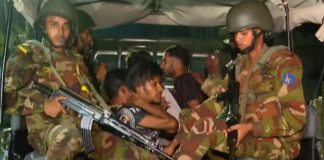 মোহাম্মদপুর-জেনেভা ক্যাম্পে সেনাবাহিনীর অভিযান