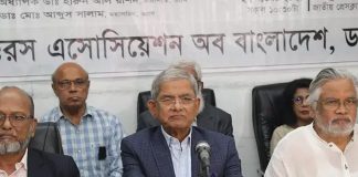 দেশের পরিস্থিতি নিয়ে ভয়াবহভাবে উদ্বিগ্ন : মির্জা ফখরুল