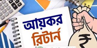 রিটার্ন দাখিল যাদের বাধ্যতামূলক