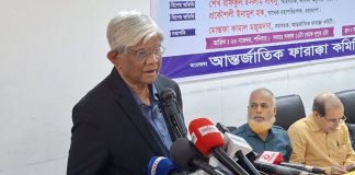 পানির জন্য ভারতকে চাপ দিতে হবে: অর্থ উপদেষ্টা