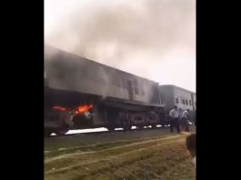 ট্রেনের ইঞ্জিনে আগুন, ময়মনসিংহ-জারিয়া রুটে ট্রেন চলাচল বন্ধ