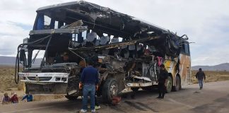 বলিভিয়ায় দুই বাসের সংঘর্ষে নিহত অন্তত ৩৭