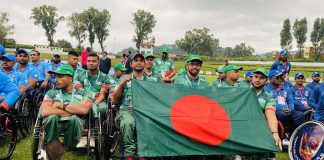 হুইলচেয়ার ক্রিকেট বিশ্বকাপে খেলবে বাংলাদেশ