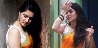 দ্রৌপদী হয়ে শাড়িতে মুগ্ধতা ছড়াচ্ছেন মিথিলা