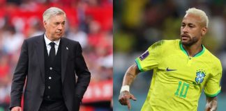 ২০২৬ বিশ্বকাপ নিয়ে নেইমারকে সুখবর দিলেন আনচেলত্তি