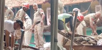 দিল্লিতে চারতলা ভবন ধস, বহু মানুষ আটক