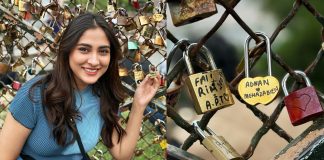 প্যারিসে স্বামীর নামে ‘তালা’ ঝুলালেন মেহজাবীন