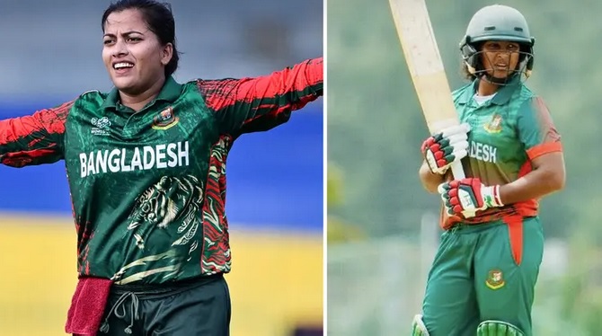 আইসিসির শাস্তি পেলো নাহিদা ও শারমিন