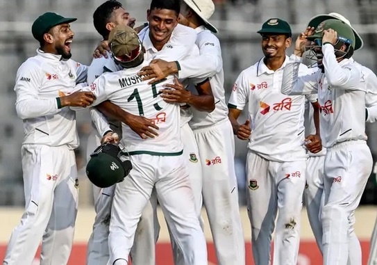টেস্ট র্যাঙ্কিংয়ের সাত নম্বরে বাংলাদেশ