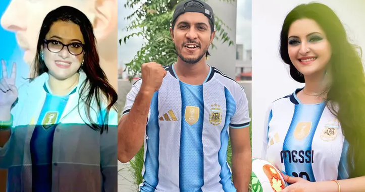 আর্জেন্টিনার জয়ে শোবিজে উল্লাস
