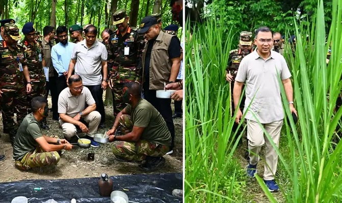 সেনাবাহিনীর গ্রীষ্মকালীন মহড়া পরিদর্শনে প্রধানমন্ত্রী