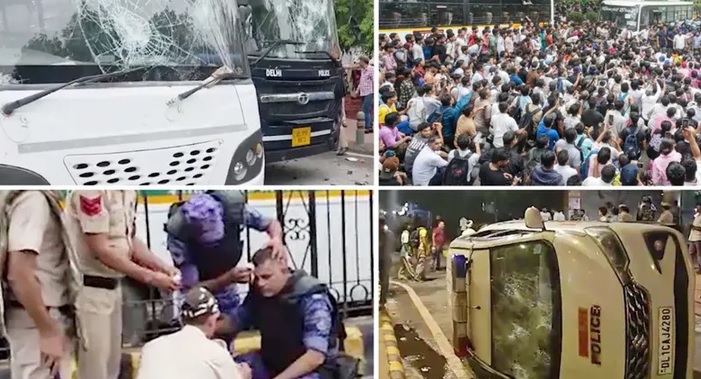 ককরোচ পার্টি-পুলিশ সংঘর্ষ : ১১৮ পুলিশ আহত, গ্রেপ্তার ৭০