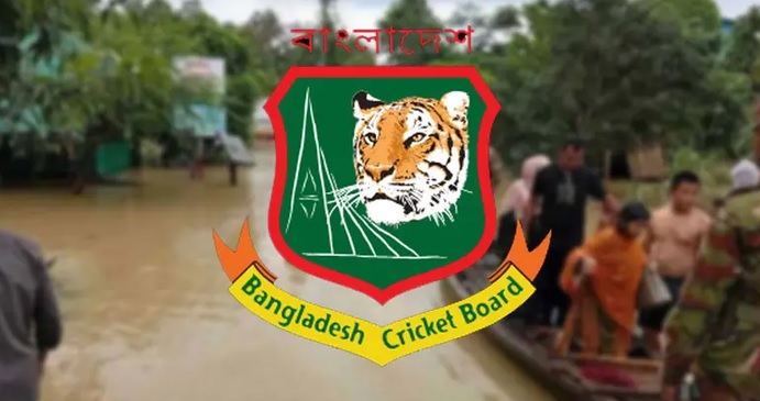 বন্যার্তদের পাশে দাঁড়াচ্ছে বিসিবি