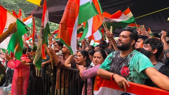 শিক্ষা সংস্কারের দাবিতে উত্তাল দিল্লি