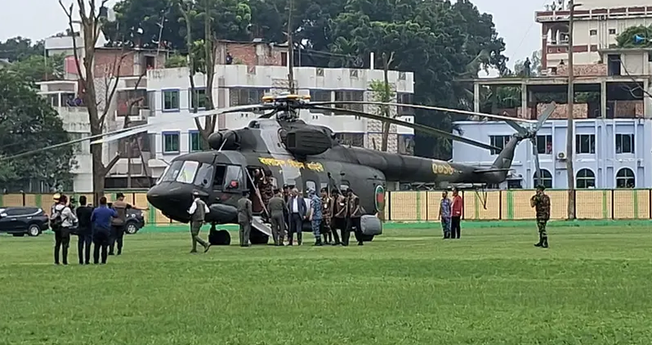 ঠাকুরগাঁওয়ে পৌঁছেছেন রাষ্ট্রপতি মির্জা ফখরুল