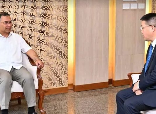 প্রধানমন্ত্রীর সঙ্গে চীনা রাষ্ট্রদূতের বিদায়ী সাক্ষাৎ