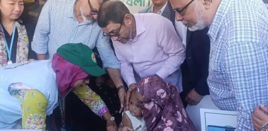 দেশব্যাপী ৩৪ লাখ শিশুকে হামের টিকাদান শুরু