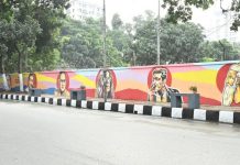 সেগুনবাগিচার ফুটপাতের নতুন রূপ দিলো ডিএসসিসি